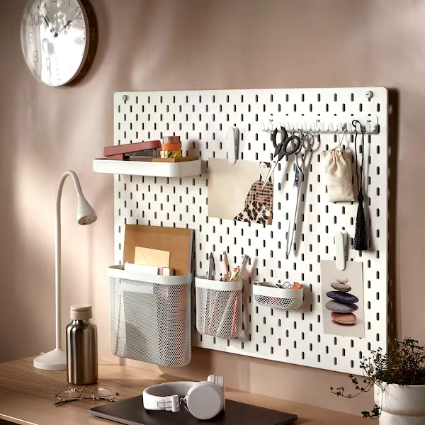 Pegboard para o escritório